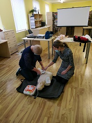Pirmosios pagalbos mokymai Šeduvos bibliotekoje